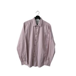 Ted Baker Red Printed Button Down Dress Shirt Men's Size XL (5)